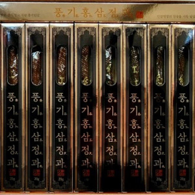 풍기 홍삼 정과 절편 추석 설날 명절 선물세트 인삼 가격 단체선물, 1개, 200g