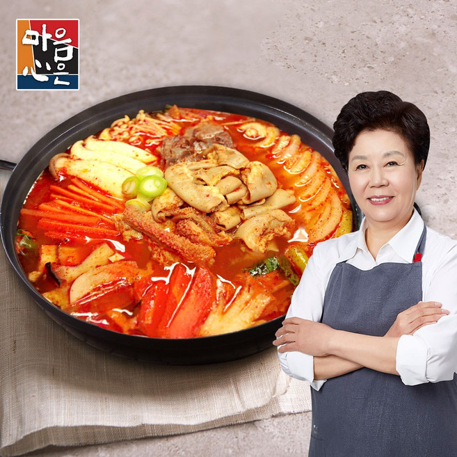 마음심은 배윤자 푸짐한 소곱창전골, 800g, 7개