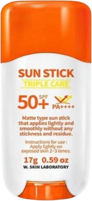 더블유피부연구소 트리플 케어 선스틱 SPF50+ PA++++, 17g, 1개