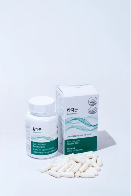 캄다운 Calm Down 영양제 L-테아닌, 1개, 60정 - 쿠팡