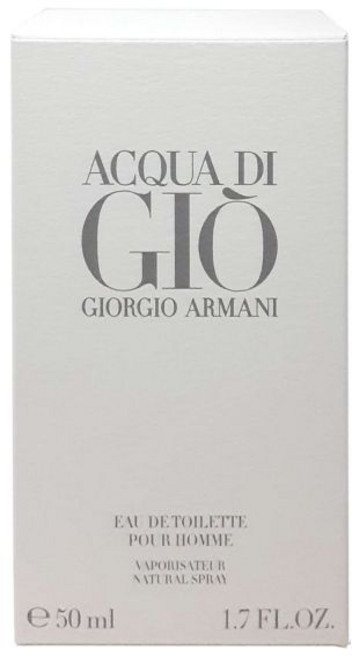 향수 남성용 아쿠아 아쿠아 Di Gio by Giórgió Armanni EDT 스프레이 50ml, 1개