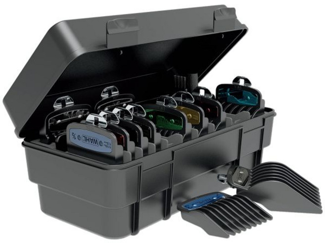 왈 정품 클리퍼 컷팅 가이드 빗 세트 12개 회색 3291-300, Color Metal