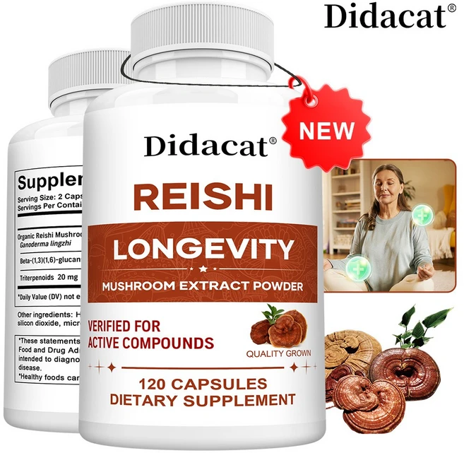 영지추출물 버섯보충제 - 연수캡슐 - Non-GMO 영지캡슐 수면개선 심신완화, 1개, 120회분 - 쿠팡