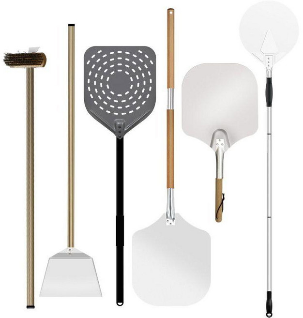 스쿠퍼 오븐 도구 스테인리스 제빵용 1 12인치 사각스크레이퍼 손잡이 0 6m, 1개