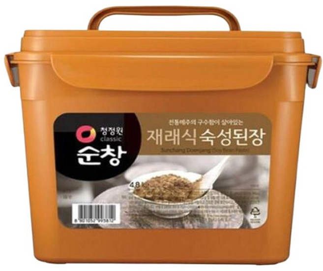 순창 재래식 숙성 4.8kg 숙성된장 대용량, 1개