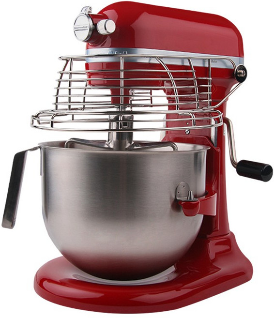 키친에이드 반죽기 가정용 밀가루 제빵 머랭기 휘퍼 휘핑기계, 레드, 5KSM7990