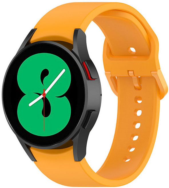 사라밴드 데이즈 갤럭시워치 호환 실리콘 스트랩 20mm, 1개, 오렌지