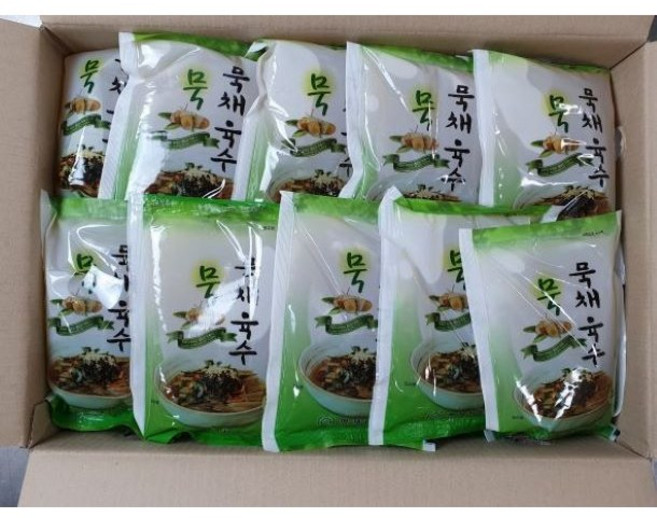 [바다농부]업소용 묵채육수 묵사발육수 10kg(5kgx2팩 / 350gx30팩) 냉동상태로 배송됩니다, 350g, 30개