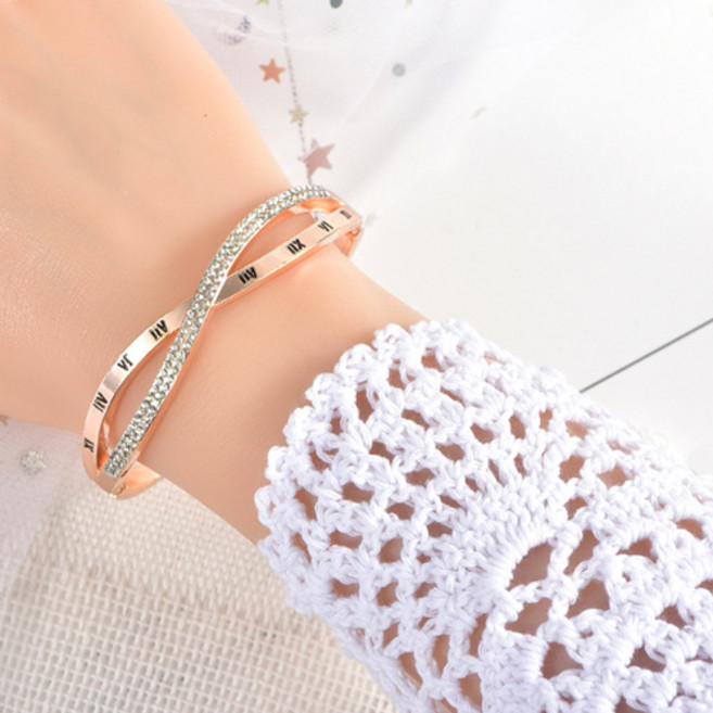 로마 뱅글 브레이슬릿 여성 패션 포인트 팔찌 J2668