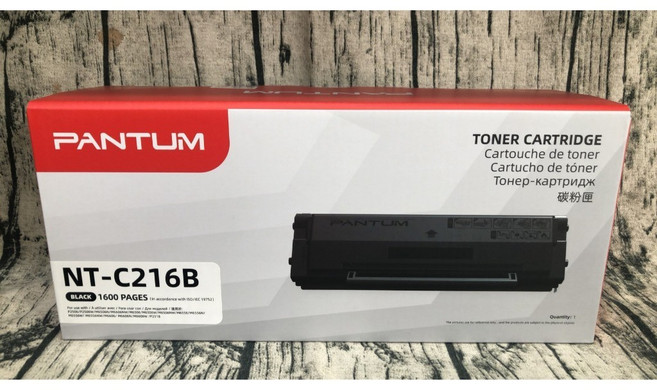 PANTUM NT-C216B 原廠碳粉匣 黑色 1600頁 適用 P2506W/P2506/M6506DN/M6606DW, 1個