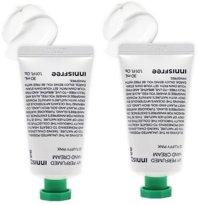 이니스프리 마이 퍼퓸드 핸드크림(03 피치 사이다), 2개, 30ml