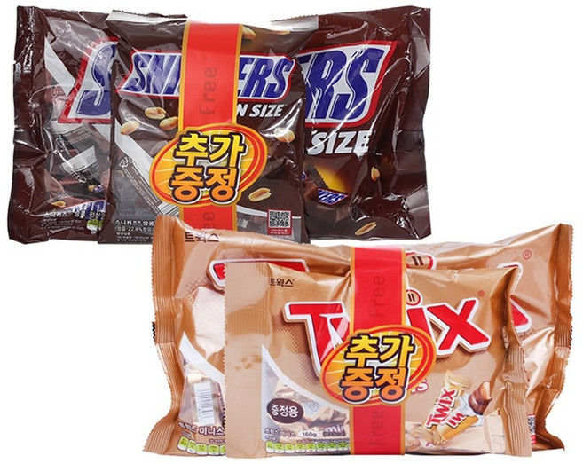 늘바름 Mars 스니커즈 + 트윅스 펀 사이즈500g+160g 증정 x 1개, 1.32kg