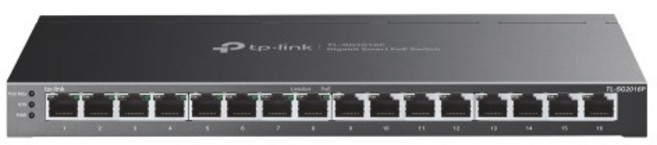 티피링크티피링크 TP-LINK SG2016P 16포트 기가비트 스마트 스위치 (8포트 PoE+ 120W) Omada SDN