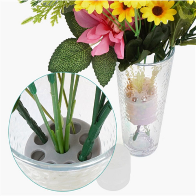 굿플레이스 꽃꽂이 지지대 이쑤시개꽂이, 대 - 그린