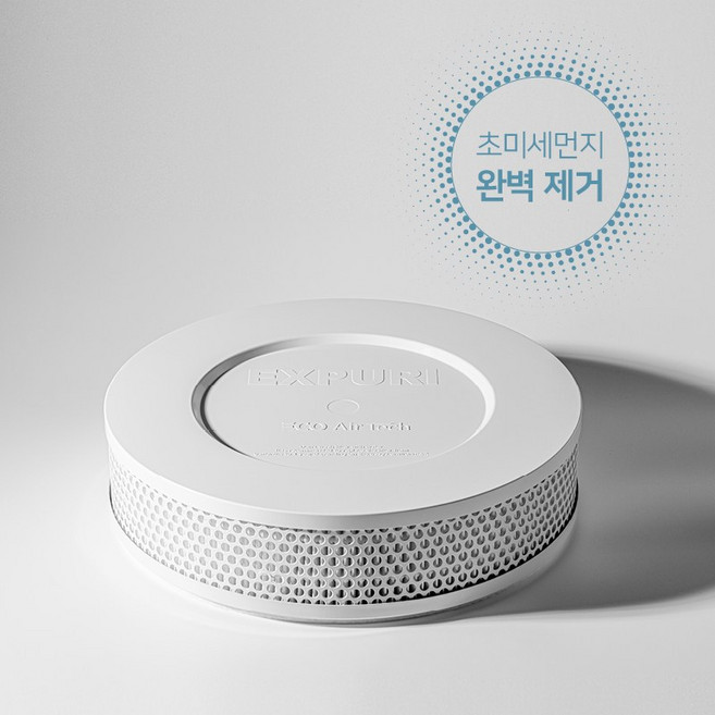 [가정용] 무접착 익스퓨리 천장형 환기구 실내공기청정 디퓨샤 헤파필터 EXPURI, 1개