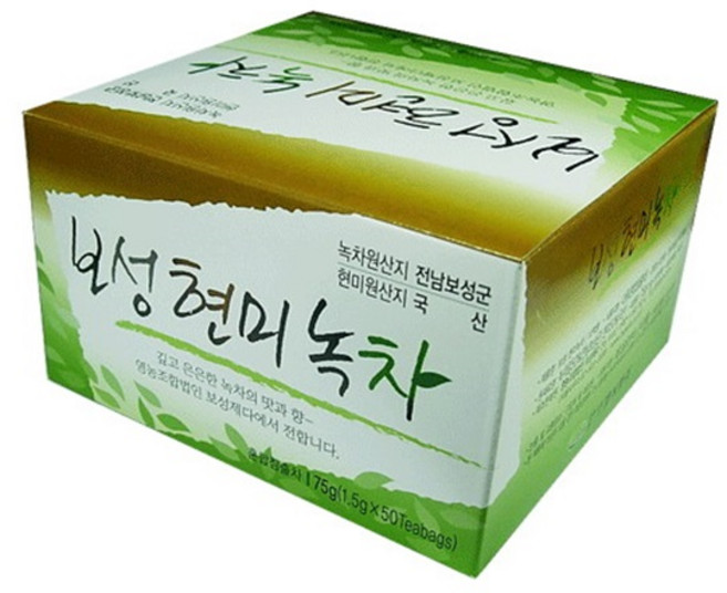 허브찻집 보성현미녹차 50티백, 50개