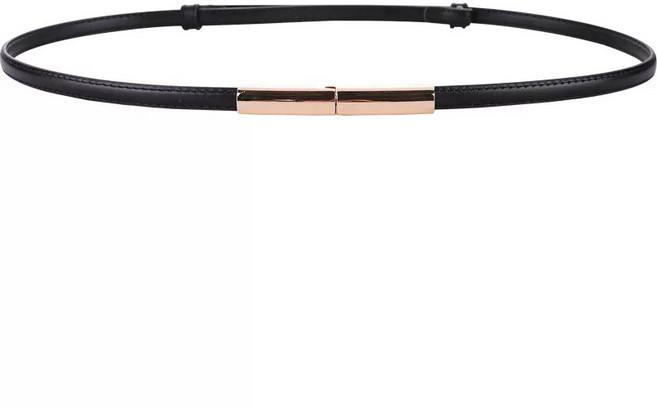 라온투유 여성용 심플 레이어드 가죽 벨트