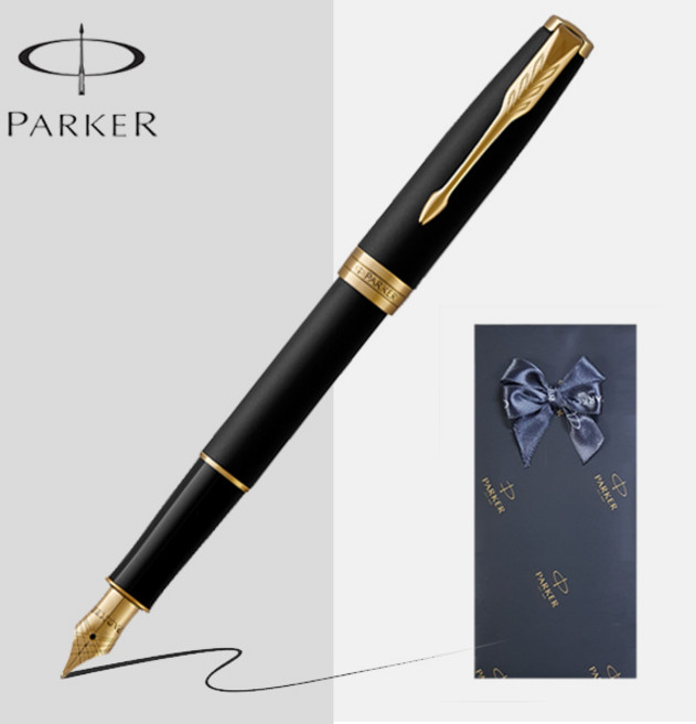 파카 만년필 소네트 매트재질 [무료선물포장], 매트 블랙 GT, F촉(보통촉)