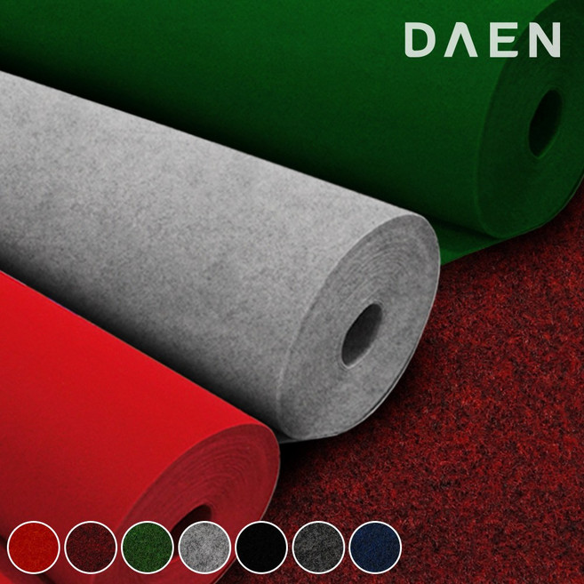 다앤몰 파이텍스 180x100cm 국산 파이론텍스 레드카펫 행사용 카페트 전시장 부스매트