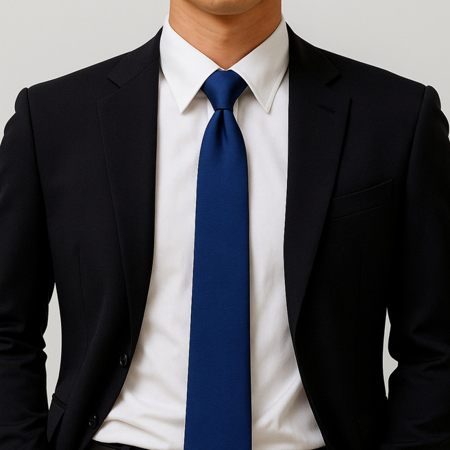 데일리 슬림 자동 간편 지퍼 넥타이