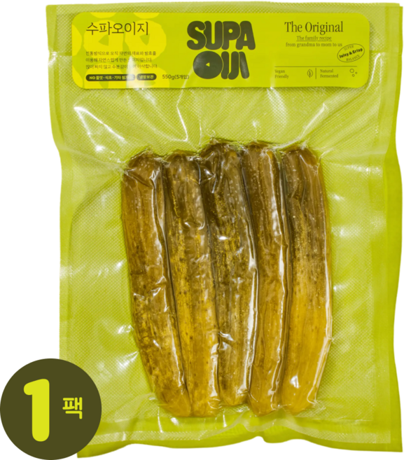 [참발효어워즈 대상] 수파오이지 국내산 전통 프리미엄 오이지, 650g, 1세트