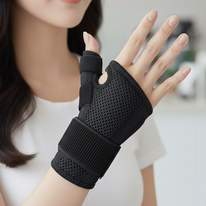 루벨르 엄지손가락 손목 보호대 양손 겸용, 1개