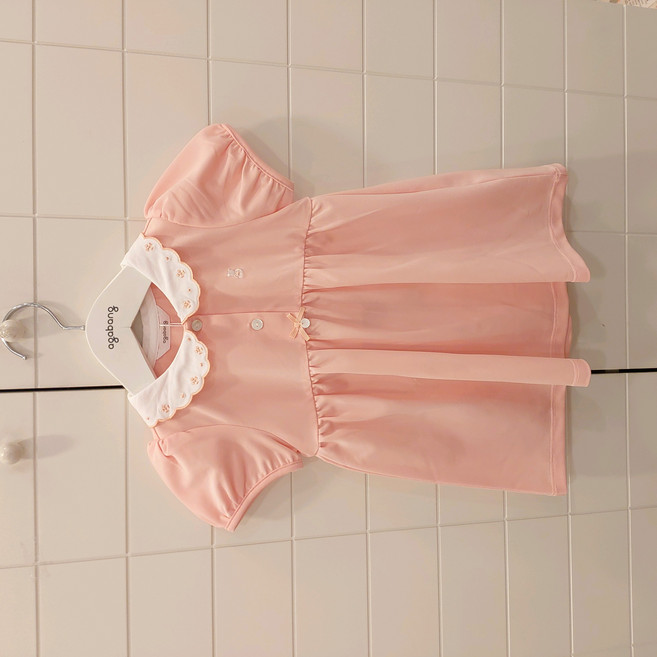 아가방 NC청주점# 26년여름신상~깔끔한 피케 반팔 원피스