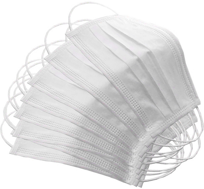 마스크 3중 필터 일회용마스크 부직포 하이트, 1개입, 50개