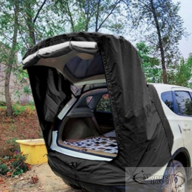 모나카러버 트렁크설치 차박텐트 블랙 suv차박꼬리텐트