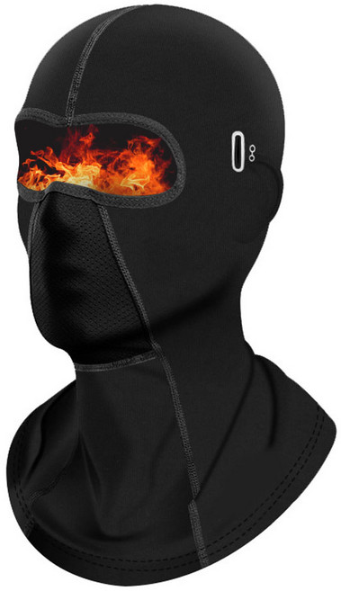 슬림쏘울 겨울방한기모바라클라바, 블랙, 1개