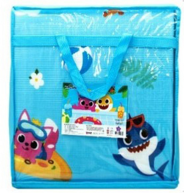 핑크퐁 아기상어 피크닉 방수 양면 캠핑 휴대용 매트 180X190cm 대형(L)