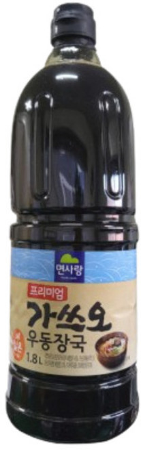 면사랑 프리미엄 가쓰오우동장국, 1.8kg, 4개