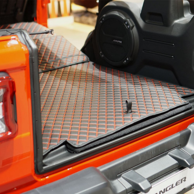 지프 랭글러 트렁크매트 루비콘 오버랜드, 브라운, 랭글러 2018~ 루비콘=오버랜드