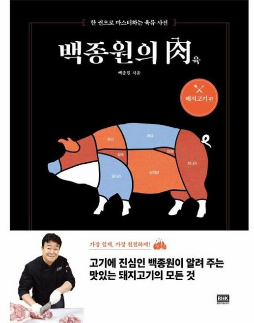이노플리아 백종원의 육 - 한 권으로 마스터하는 육류 사전 돼지고기 편, RHK