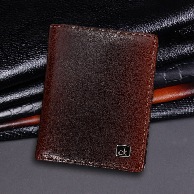 크리스찬케리 소가죽 중지갑 CK-203 베지타블 슈렁큰 가죽 남성 지갑