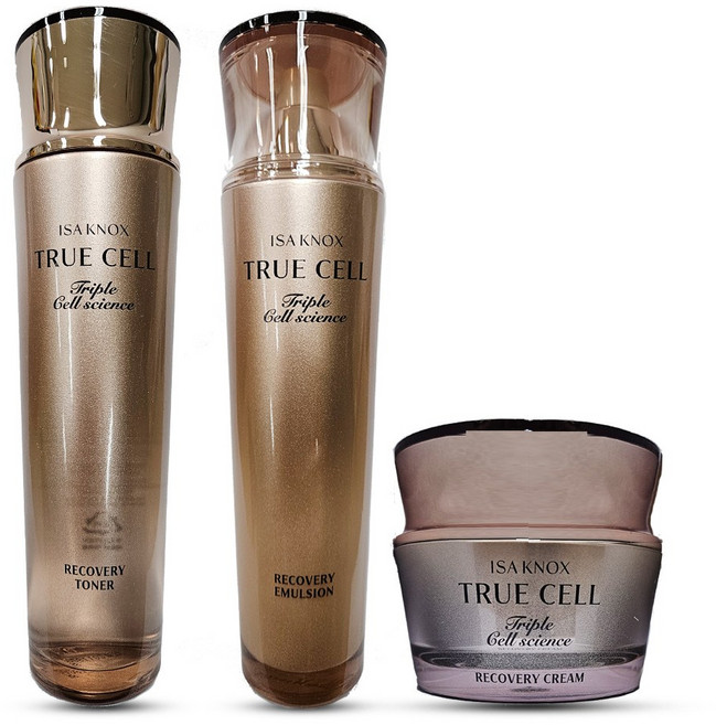 피부관리 이자녹스 트리플 트루셀 리커버리 토너진정 쿨링 트러블에멀젼진정 트러블크림 3종 1세트 / NEW 2026년 최신상 케어 탄력 보습 수분 영양
