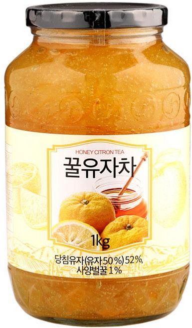 꿀유자차1kg/고려에프디-4개, 1kg, 1개입, 4개
