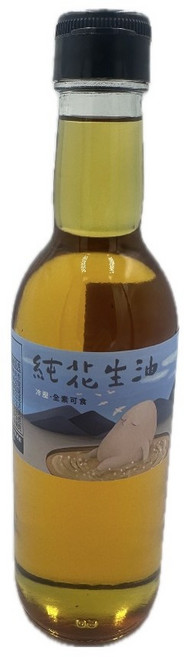 金弘麻油花生行 冷壓純花生油, 1個, 300L