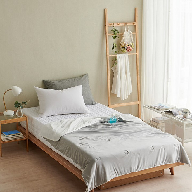 크리벨 듀라론 코오롱포르페 냉감이불 여름이불, 폴리아미드, 그레이