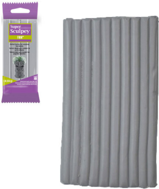 YN슈퍼 스컬피 454g / 점토 폴리머클레이 sculpey, 펌그레이, 1개