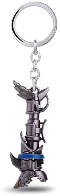 리그오브레전드 아케인 징크스 키링, 1개, FISHBONES