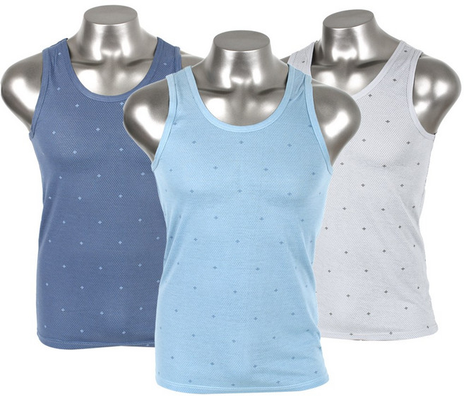 5129 빅사이즈 남성용 민소매 런닝 3종세트