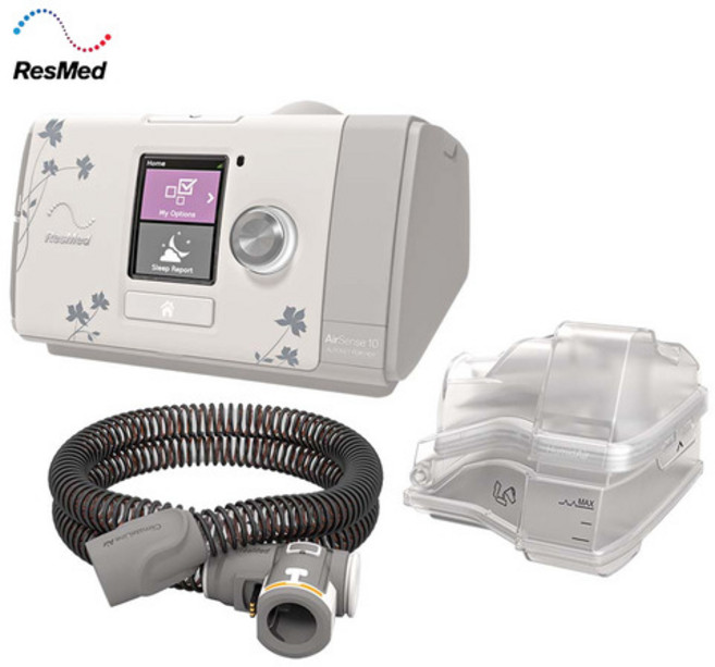 (30대 한정)레즈메드 S10 자동양압기 AirSense10 FH 3G 화이트, S10 FH 3G +N20(Medium), 1개