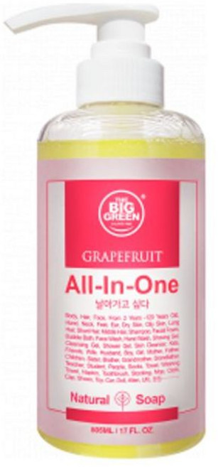 빅그린 올인원 내츄럴 숍 그레이프프루트, 505ml, 1개