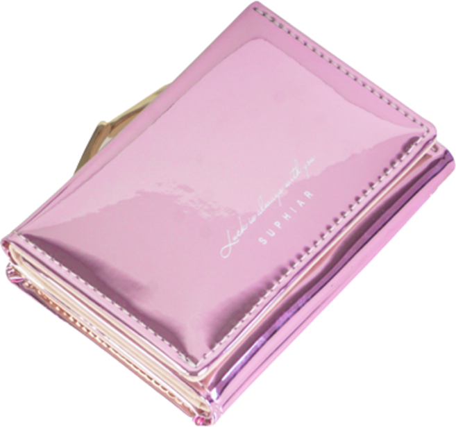 스타일리시 애나멜 학생 지갑 반지갑