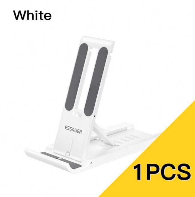 스마트폰거치대 아이패드 다용도 접이식 휴대용 가벼운, 화이트, 1개