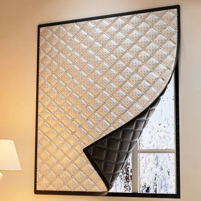 따뜻한 커튼 보냉 및 보온 창틀 차광 방음 이중 두꺼운, 01 height 150cm, 02 Width 60cm