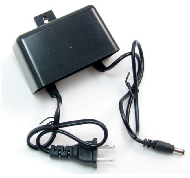 防水監控用電源變壓器 輸出DC 12V 2A 監控攝影機電源 插頭外徑5.5mm 黑, 1個