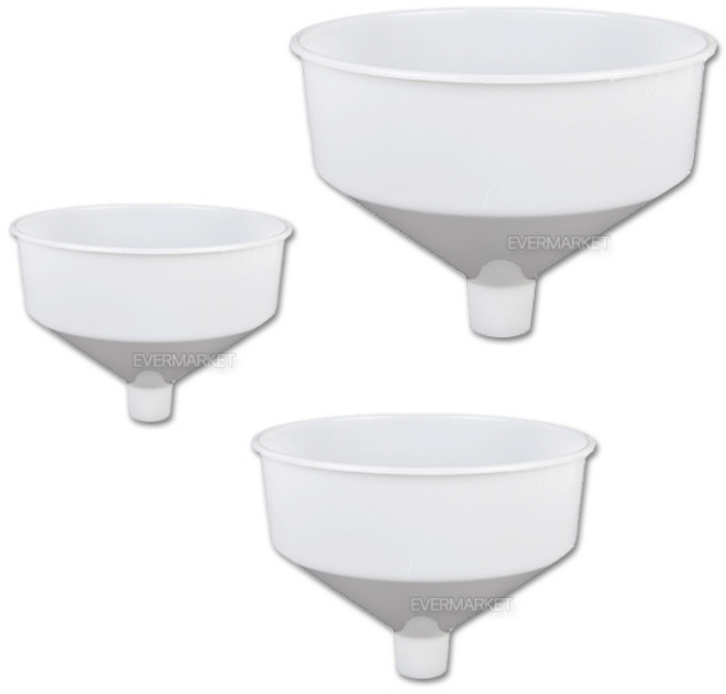 대형 깔때기 업소용 산업용 다용도 플라스틱 소분용 깔대기 거름망, 1개, 1.대형깔때기(소)