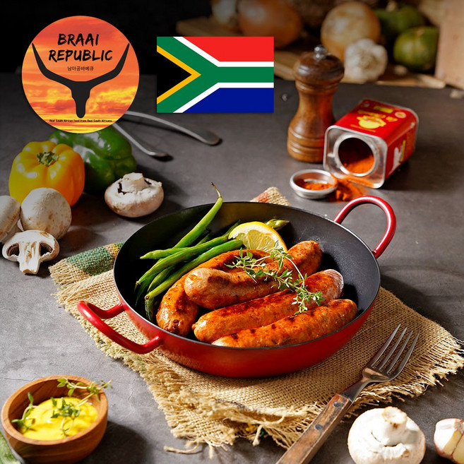브라이리퍼블릭 남아공 수제소시지 초리조 500g [원육+천연양념 100%] Braai Republic, 1개